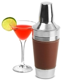 Læder cocktail shaker XL