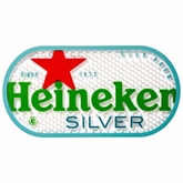 Heineken Silver barmåtte, mini