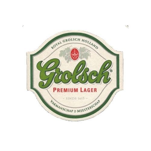 Grolsch ølbrikker, 10 stk.