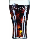 Coca-Cola glas, klar
