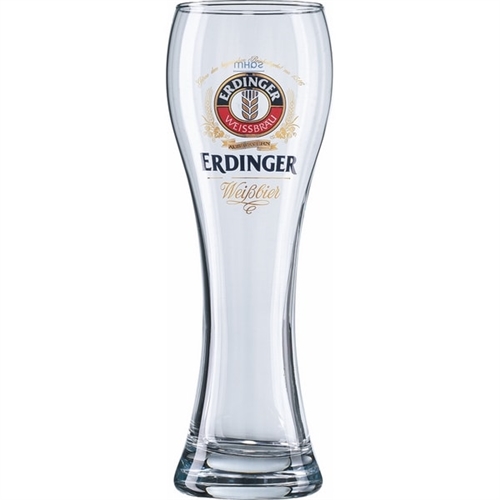 Erdinger Weissbier ølglas, 50 cl, 6 stk