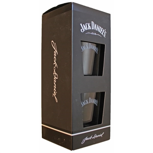 Jack Daniel\'s whiskyglas i gaveæske, 2 stk.