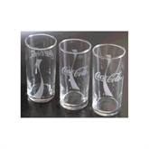 Coca-Cola tumbler glas, Klar