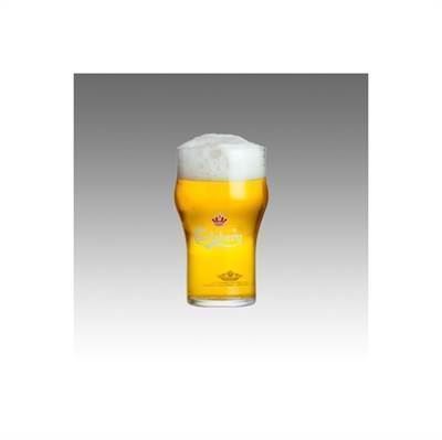 Carlsberg Nonic ølglas, 25/34 cl.