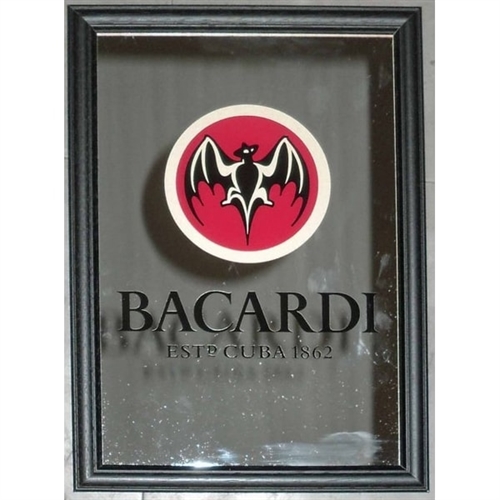 Bacardi barspejl