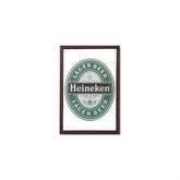 Heineken barspejl, Label