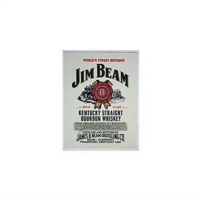 Jim Beam metalskilt