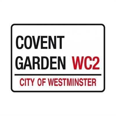 London metalskilt, Covent Garden