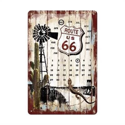 Route 66 Desert Survivor metalkalender