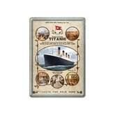 Titanic metalpostkort
