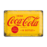 Coca-Cola metalskilt, In Bottles, 1930/40