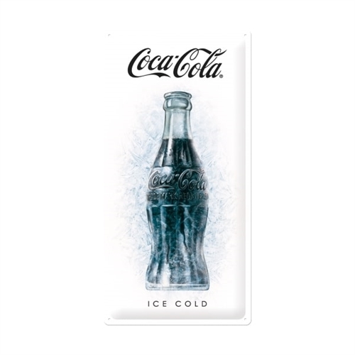 Coca-Cola metalskilt, XL, Ice Cold