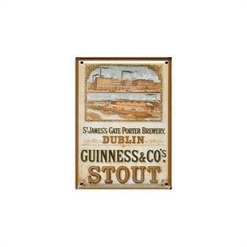 Guinness mini metalskilt, Gate