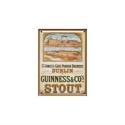 Guinness mini metalskilt, Gate