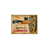 Guinness mini metalskilt, Dart