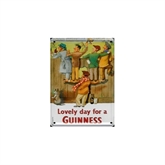 Guinness mini metalskilt, Lovely Day
