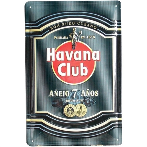 Havana Club mini metalskilt