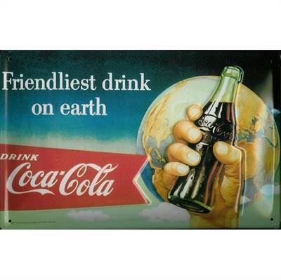 Coca-Cola metalskilt, Friend