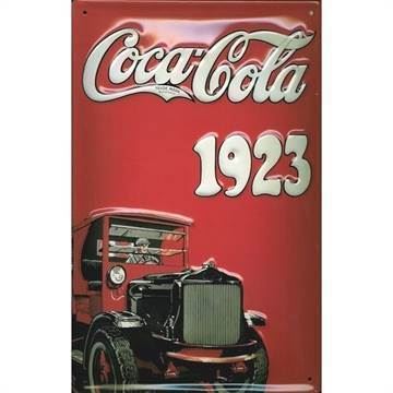 Coca-Cola metalskilt, Truck 1923