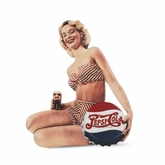 Pepsi Cola Retro metalskilt, Bikini