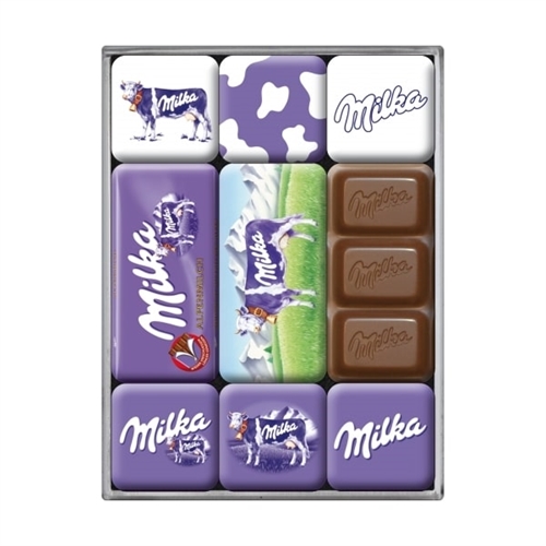 Milka Chokolade magnetsæt, 9 stk.