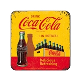 Coca-Cola metal glasbrik, Yellow