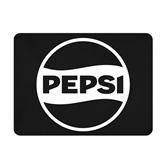 Pepsi fleecetæppe, hvid logo
