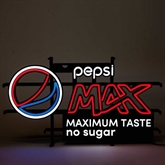 Pepsi MAX neon LED lysskilt