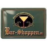 GRATIS Bar-Shoppen.dk metalpostkort